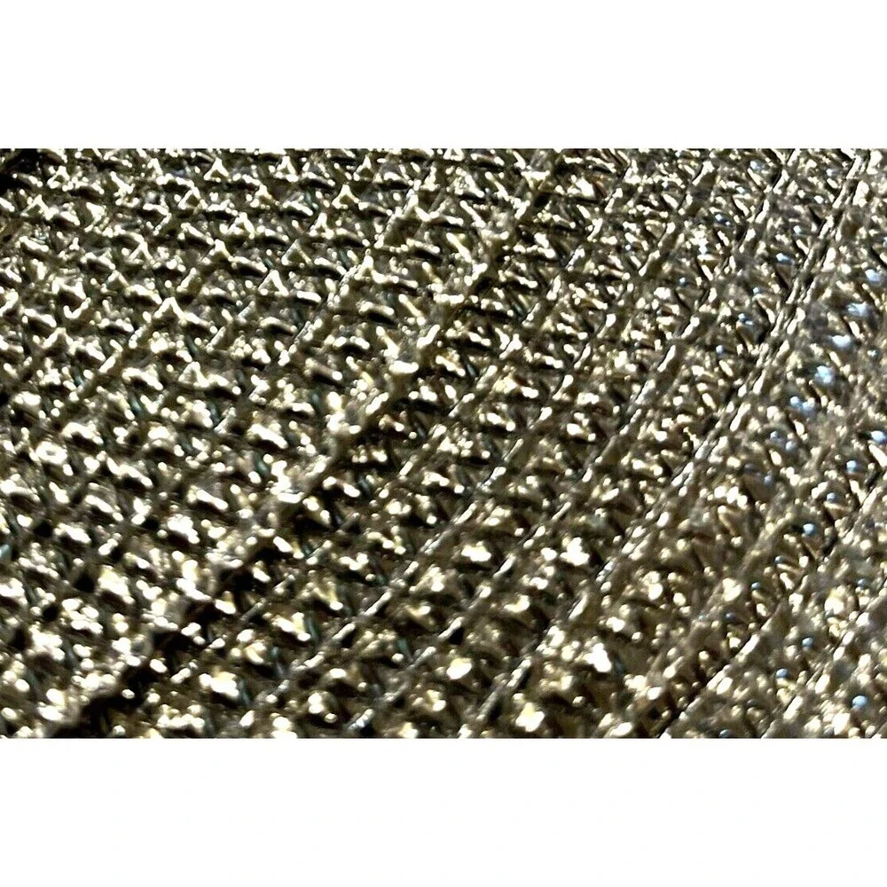 Table Woven Silver Metallic Dining Placemats 15